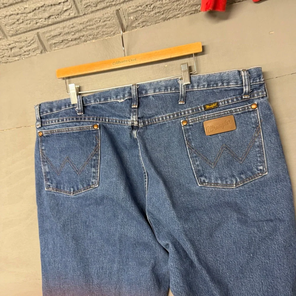 Wrangler 13MWZGK Cowboy Cut‎ Original Fit Mens Jeans Blue 44x32 Straight Leg De